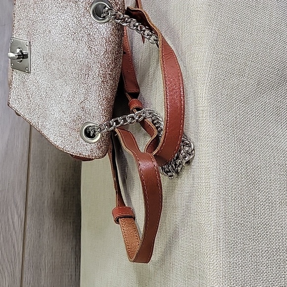 Womens Velez Brown Convertible Backpack Shoulder Bag Tote Purse - Picture 6 of 14